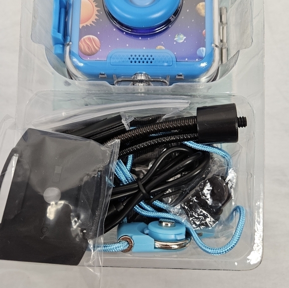 NWT KidsCam Kids Waterproof Camera‎ Sports HD Camcorder Blue Solar System - Picture 11 of 12